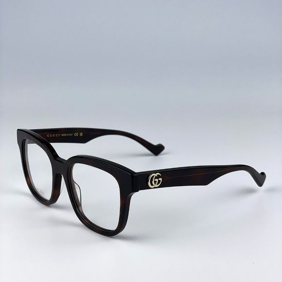Gucci GG0958O 007âEyeglasses Havana Square Unisex - Picture 10 of 13